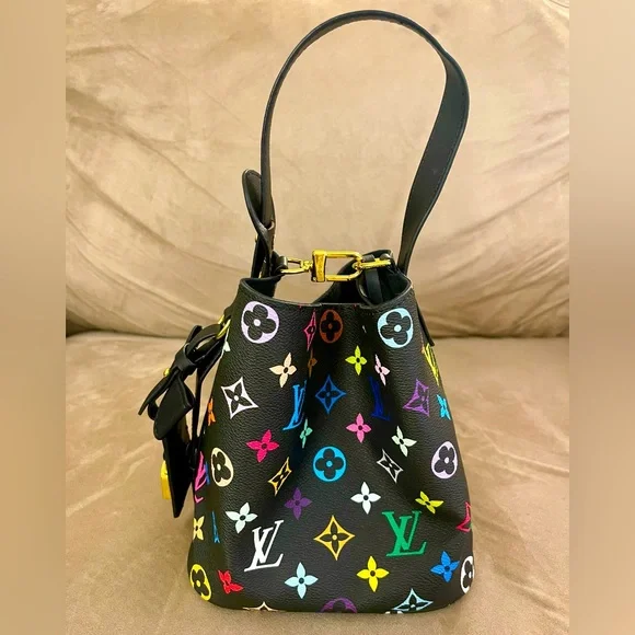 Multicolor Monogram Mini Bucket Bag - Picture 5 of 15